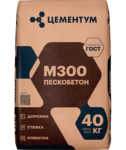 Пескобетон М300